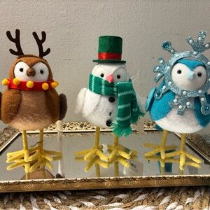 Target 2022 Christmas Fabric Birds - new with tags!